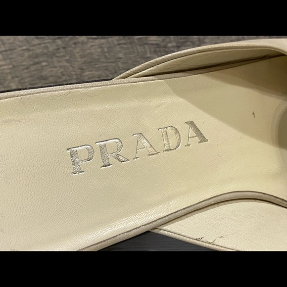 PRADA Heart slip on flats Sz 36 made in Italy - Picture 3 of 8